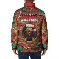 Rottweiler Christmas Padded Jacket Merry Woofmas - Wonder Print Shop