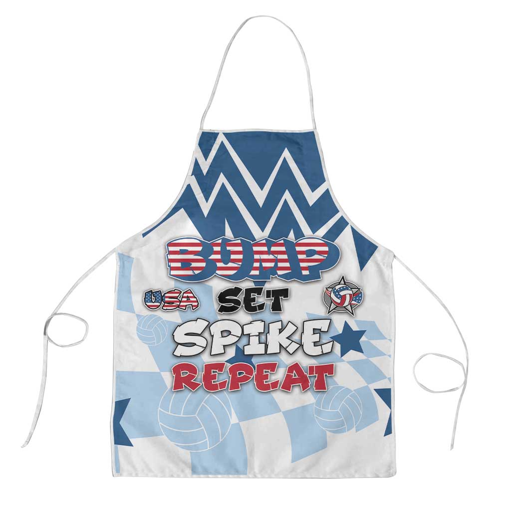 USA Volleyball Apron Bump Set Spike Repeat
