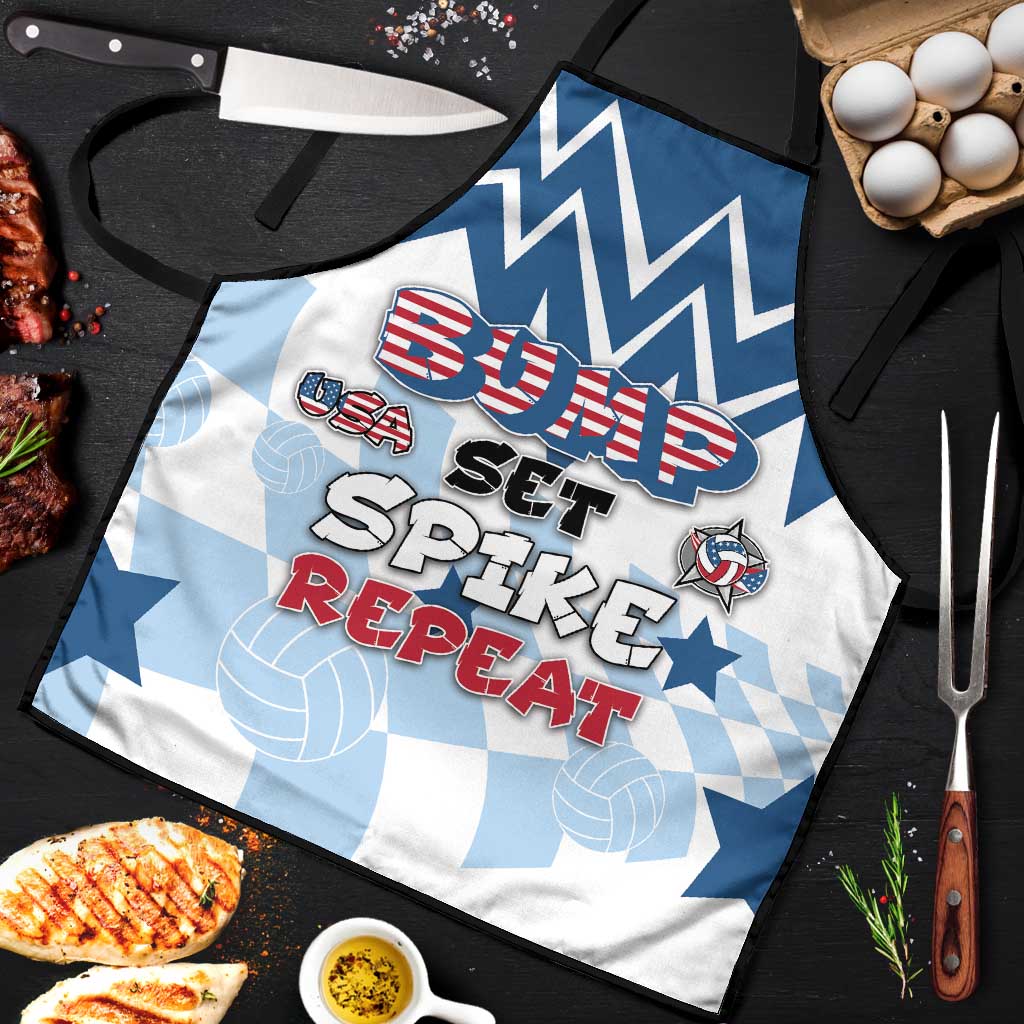 USA Volleyball Apron Bump Set Spike Repeat