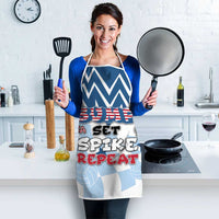 USA Volleyball Apron Bump Set Spike Repeat