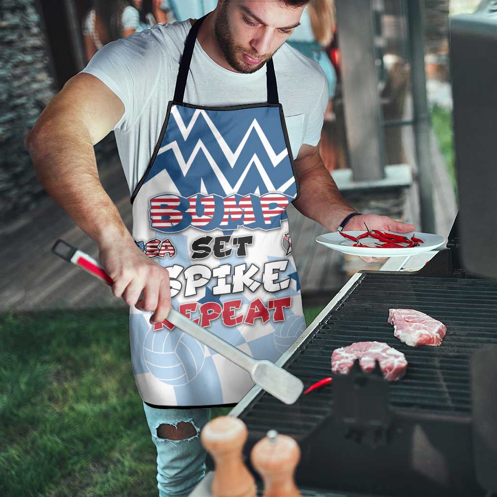 USA Volleyball Apron Bump Set Spike Repeat