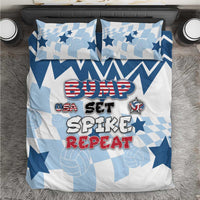 USA Volleyball Bedding Set Bump Set Spike Repeat