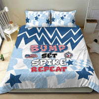 USA Volleyball Bedding Set Bump Set Spike Repeat