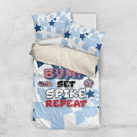 USA Volleyball Bedding Set Bump Set Spike Repeat