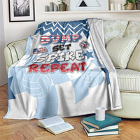 USA Volleyball Blanket Bump Set Spike Repeat
