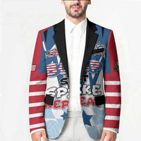 Custom USA Volleyball Blazer Bump Set Spike Repeat