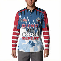 Custom USA Volleyball Button Sweatshirt Bump Set Spike Repeat