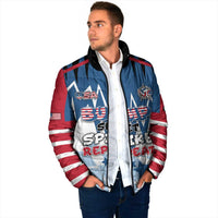 Custom USA Volleyball Padded Jacket Bump Set Spike Repeat