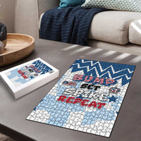 USA Volleyball Puzzle Bump Set Spike Repeat