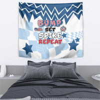 USA Volleyball Tapestry Bump Set Spike Repeat