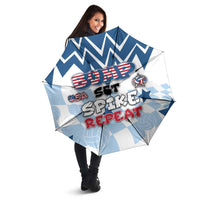 USA Volleyball Umbrella Bump Set Spike Repeat