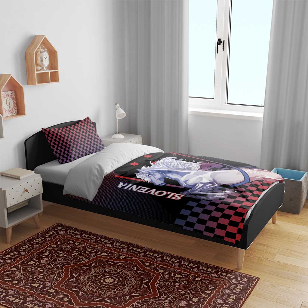 Slovenia Bedding Set The Lipizzaner Horse - Wonder Print Shop