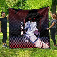 Slovenia Quilt The Lipizzaner Horse - Wonder Print Shop