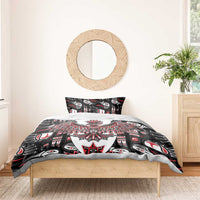 Canada Haida Bedding Set Thunderbird Northwest Coast Indigenous - Wonder Print Shop