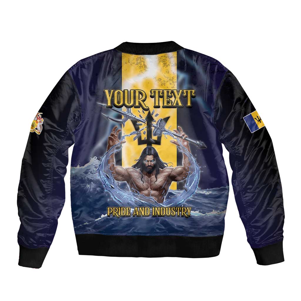 Personalized Barbados Bomber Jacket Pride And Industry - Wonder Print Shop