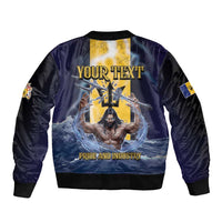 Personalized Barbados Bomber Jacket Pride And Industry - Wonder Print Shop