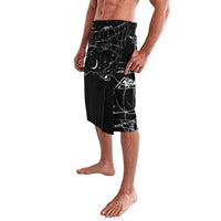 Skull Cowboy Lavalava Western Yoke Style - Wonder Print Shop