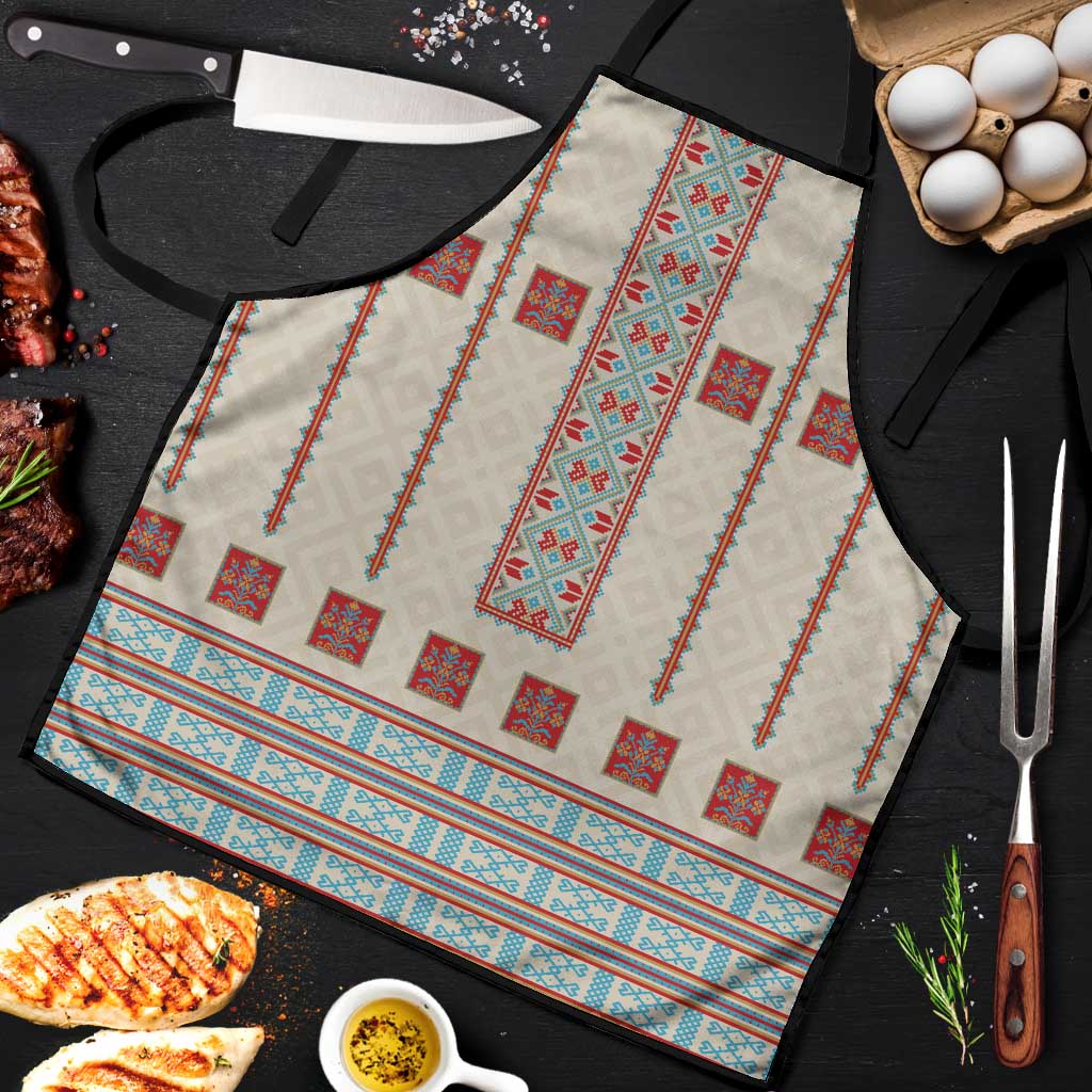 Lithuanian National Costume Apron Traditional Folk Pattern - Wonder Print Shop