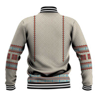 Lithuanian National Costume Baseball Jacket Traditional Folk Pattern - Wonder Print Shop