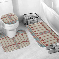 Lithuanian National Costume Bathroom Set Traditional Folk Pattern - Wonder Print Shop