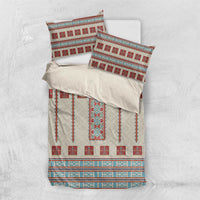Lithuanian National Costume Bedding Set Traditional Folk Pattern - Wonder Print Shop