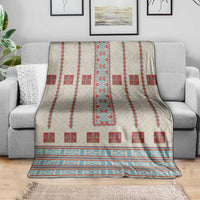 Lithuanian National Costume Blanket Traditional Folk Pattern - Wonder Print Shop