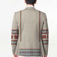 Lithuanian National Costume Blazer Traditional Folk Pattern - Wonder Print Shop