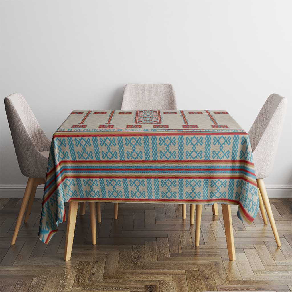 Lithuanian National Costume Tablecloth Traditional Folk Pattern - Wonder Print Shop