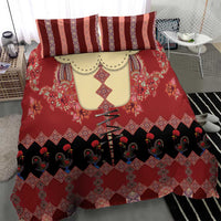 Portugal National Costume Bedding Set Barcelos Rooster Patterns - Wonder Print Shop
