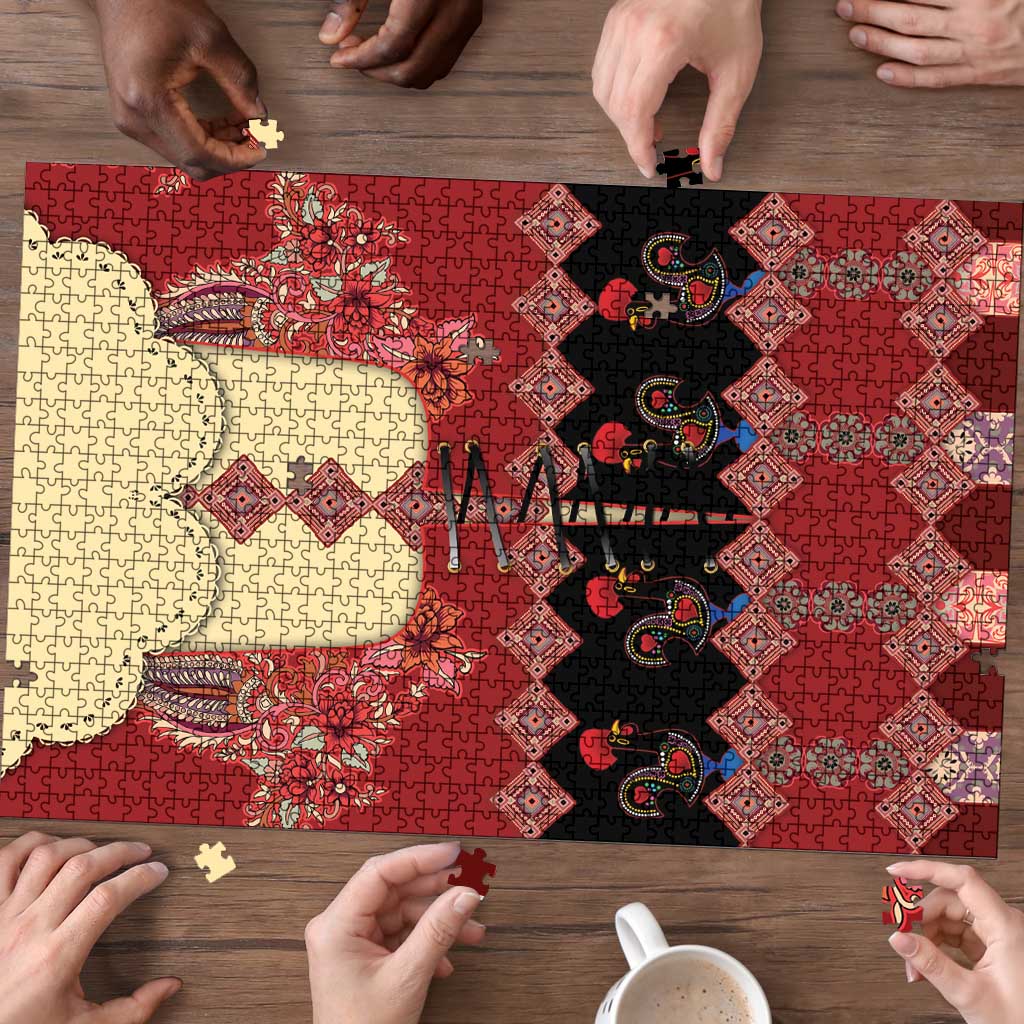 Portugal National Costume Puzzle Barcelos Rooster Patterns - Wonder Print Shop