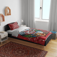 Happy Canada Day Bedding Set Cute Wildlife Animals Maple Leaf
