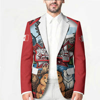 Happy Canada Day Blazer Cute Wildlife Animals Maple Leaf