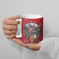 Happy Canada Day Ceramic Mug Cute Wildlife Animals Maple Leaf