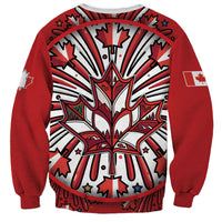 Happy Canada Day Sweatshirt Cute Wildlife Animals Maple Leaf
