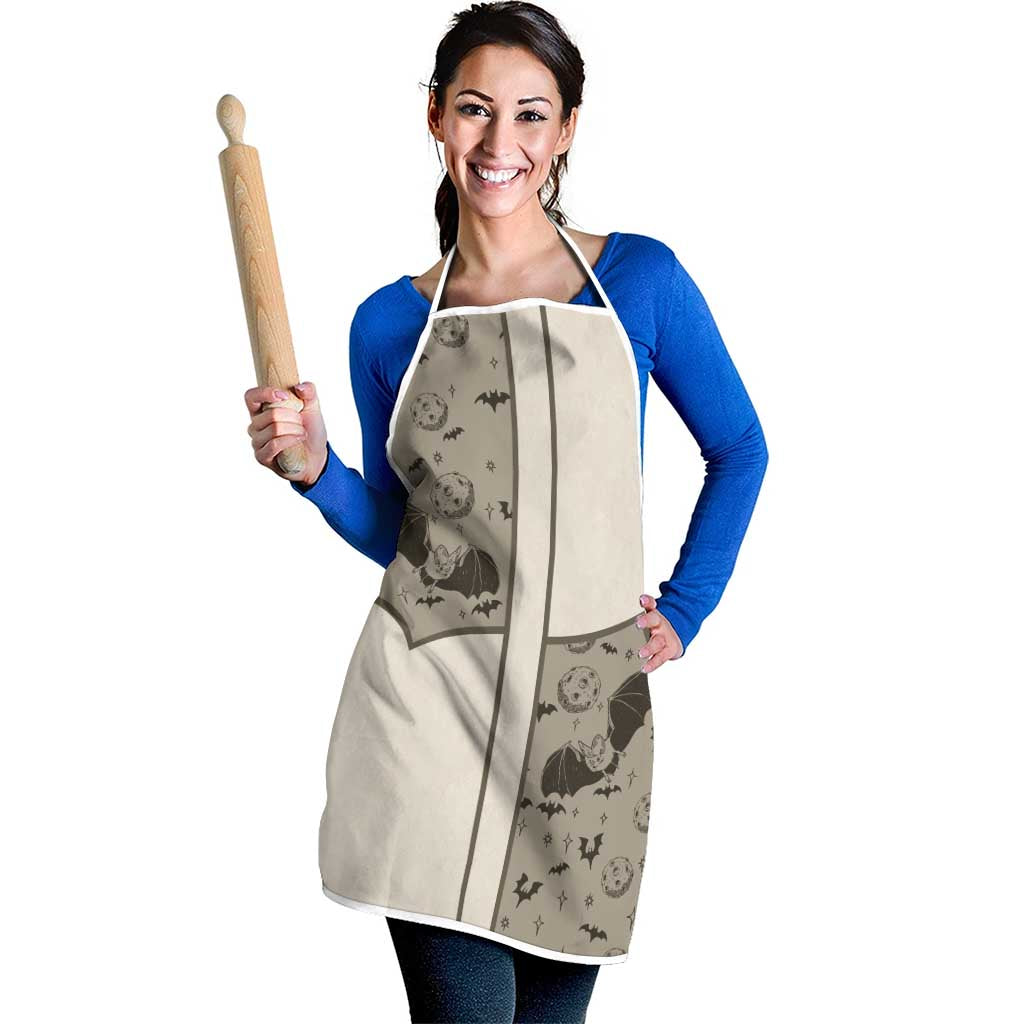 Western Gothic Yoke Apron Bat And Stars - Wonder Print Shop