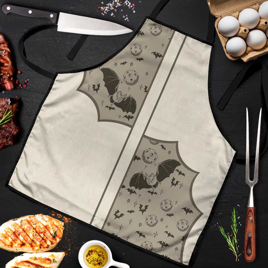 Western Gothic Yoke Apron Bat And Stars - Wonder Print Shop