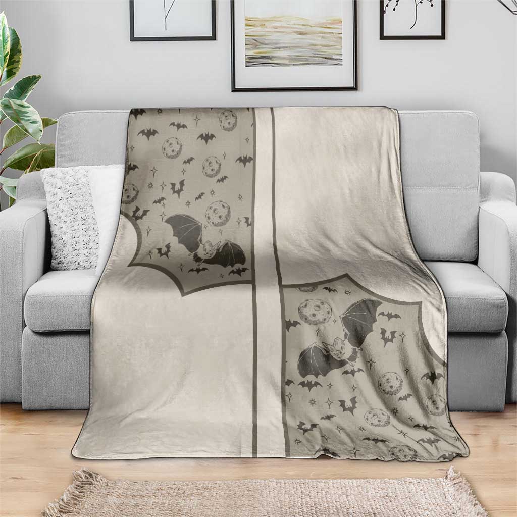 Western Gothic Yoke Blanket Bat And Stars - Wonder Print Shop