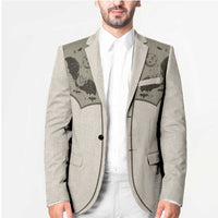 Western Gothic Yoke Blazer Bat And Stars - Wonder Print Shop