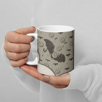 Western Gothic Yoke Ceramic Mug Bat And Stars - Wonder Print Shop