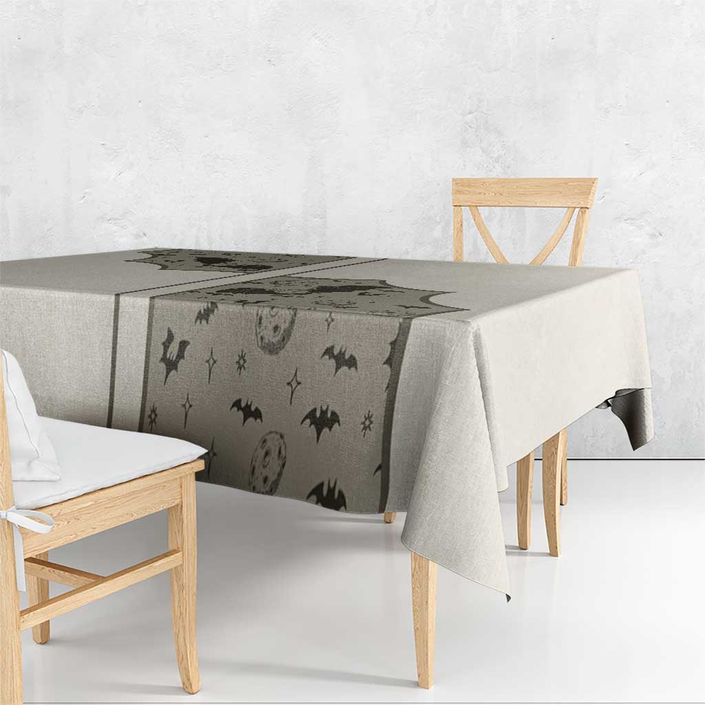 Western Gothic Yoke Tablecloth Bat And Stars - Wonder Print Shop