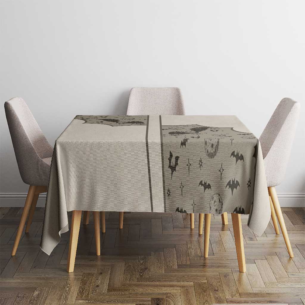 Western Gothic Yoke Tablecloth Bat And Stars - Wonder Print Shop