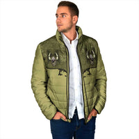 Western Gothic Yoke Padded Jacket Retro Butterfly With Daisy Garden - Wonder Print Shop