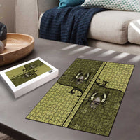 Western Gothic Yoke Puzzle Retro Butterfly With Daisy Garden - Wonder Print Shop