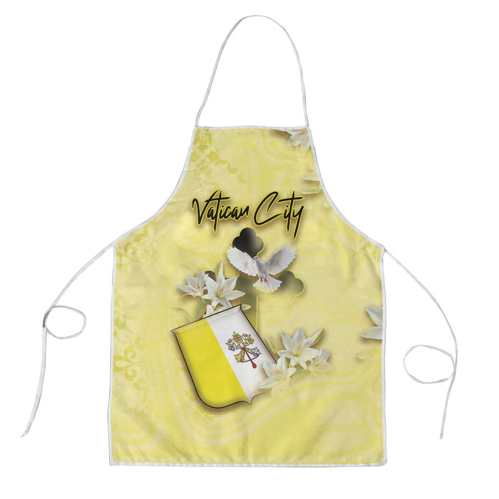 Vatican City Apron Coat Of Arms With Dove Bird - Wonder Print Shop