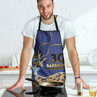 Barbados Independence Day Apron Golden Trident Wave Scales