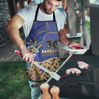 Barbados Independence Day Apron Golden Trident Wave Scales