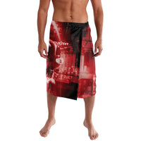 Personalized Yemen Independence Day Lavalava Soaring Eagle 1967 Crimson Grunge