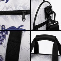 Finland Independence Day Duffle Bag Suomi 1917 Nordic Bear Sword Knotwork
