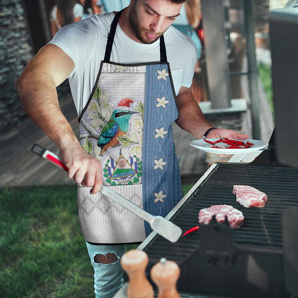 El Salvador Torogoz Christmas Apron With Wool Effect Patterns - Wonder Print Shop