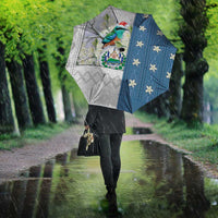 El Salvador Torogoz Christmas Umbrella With Wool Effect Patterns - Wonder Print Shop